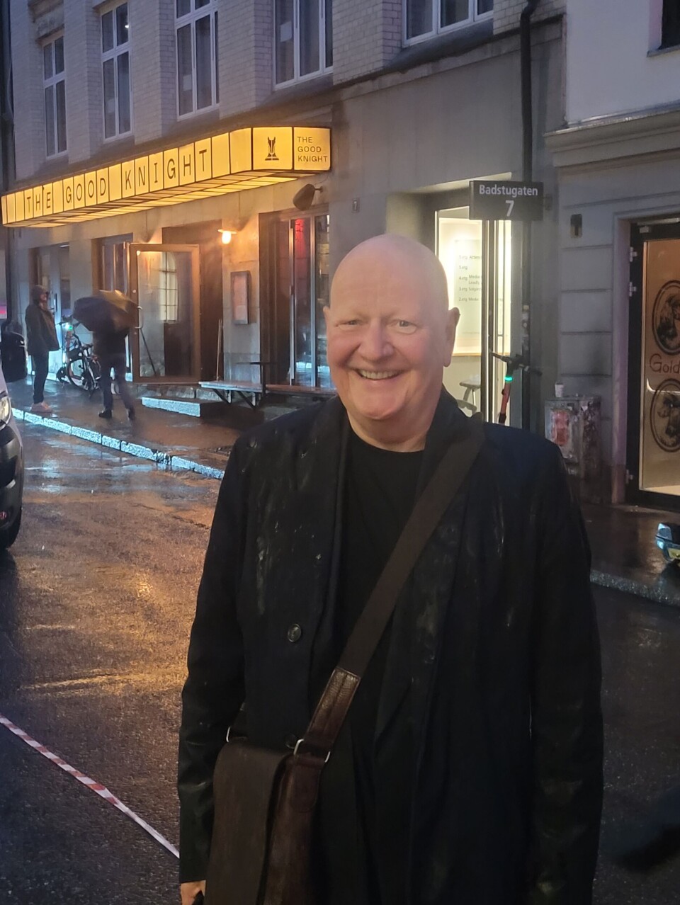 Frode Alnæs i Oslo før konserten.