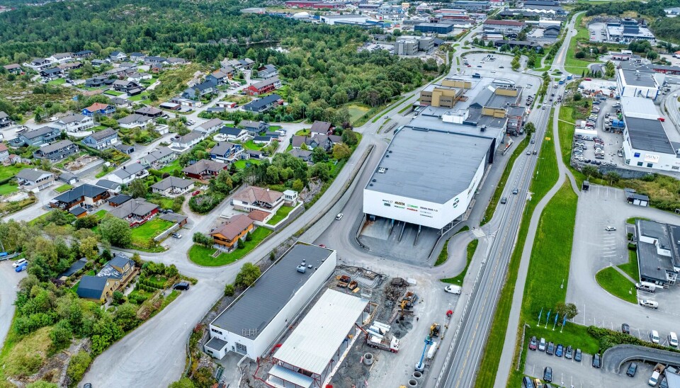 McDonald's under bygging på Løkkemyra. Foto: Per Kvalvik, Snøhetta Data