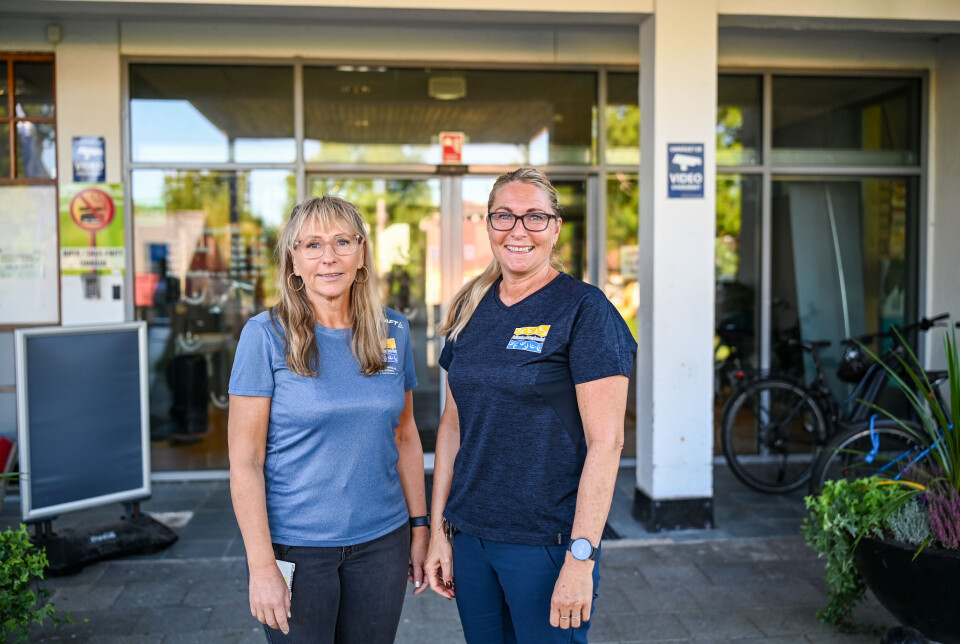 Ingrid Aspehaug (avdelingsleder kafe) og Siv-Grete Sponås (Avdelingsleder Atlanten idrettspark)