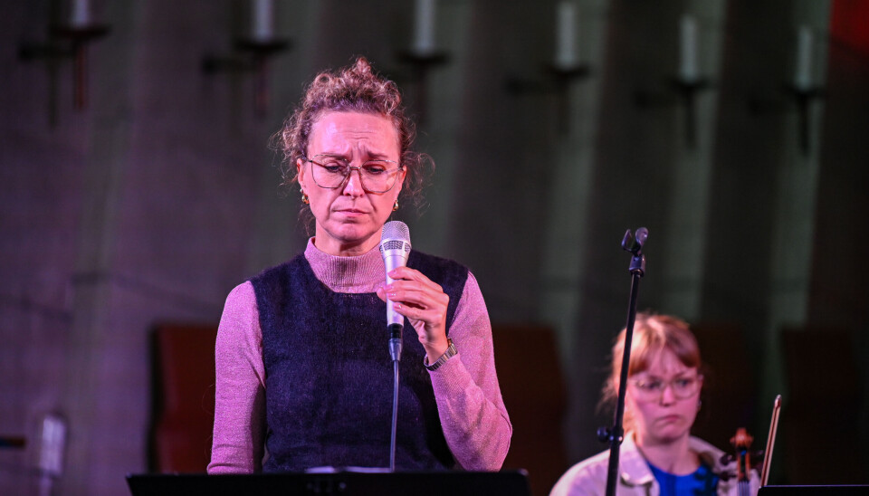 Beate Slettevoll Lech under øvelsen til Beate Slettevoll Lech i Kirkelandet Kirke.