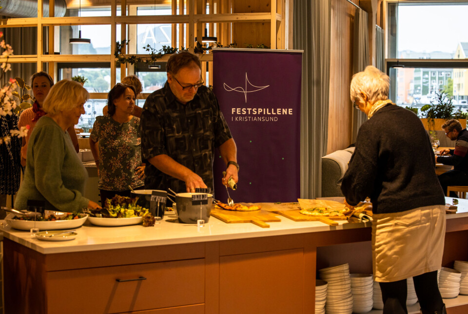 Pizzaen gikk unna på Poppel fredags kveld.