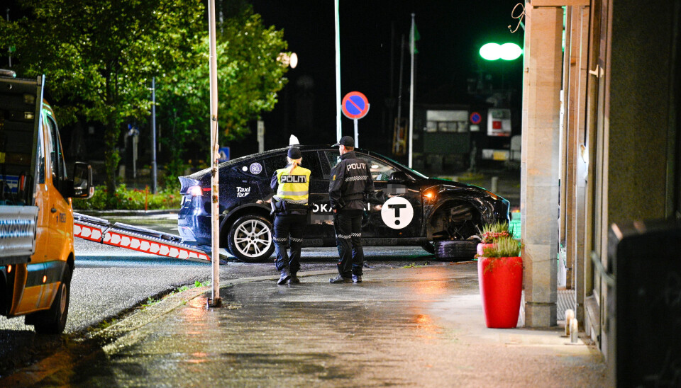 Politiet kom raskt til ulykkestedet.