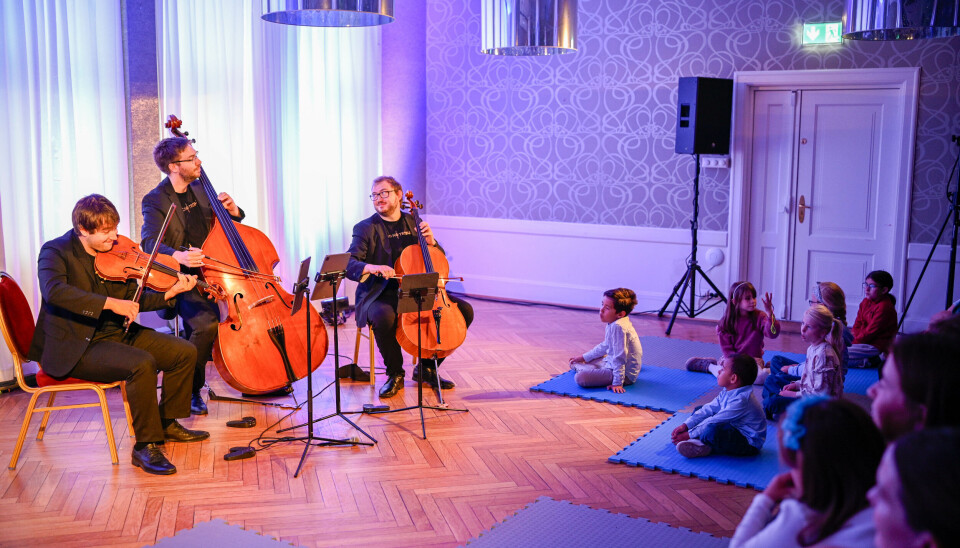 Trio no Treble skapte engasjement for barn og vokse i Festiviteten.