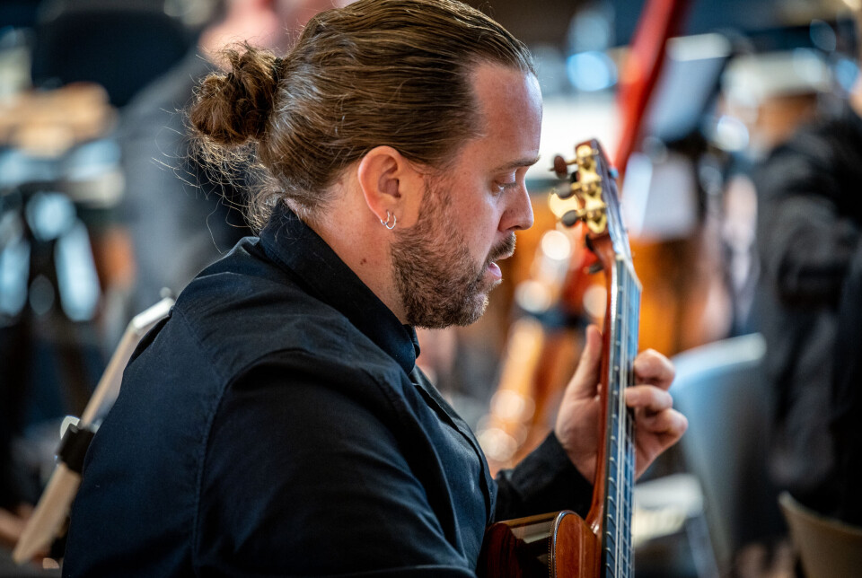 Gitarist Aslak Fiske Fjalestad.