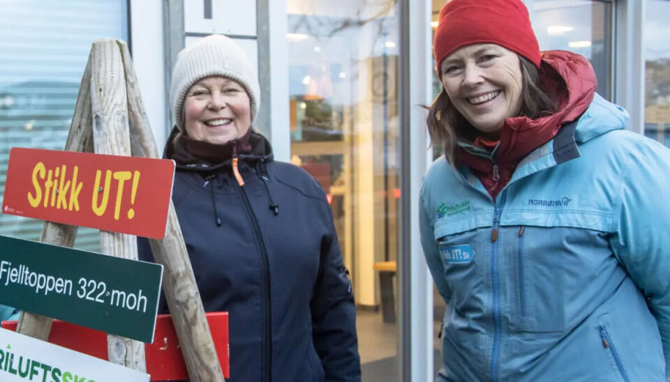 Arkivfoto: Bente Elshaug, Folkehelse koordinator i Kristiansund kommune, Liv Synnøve Hoel, Friluftsrådet.