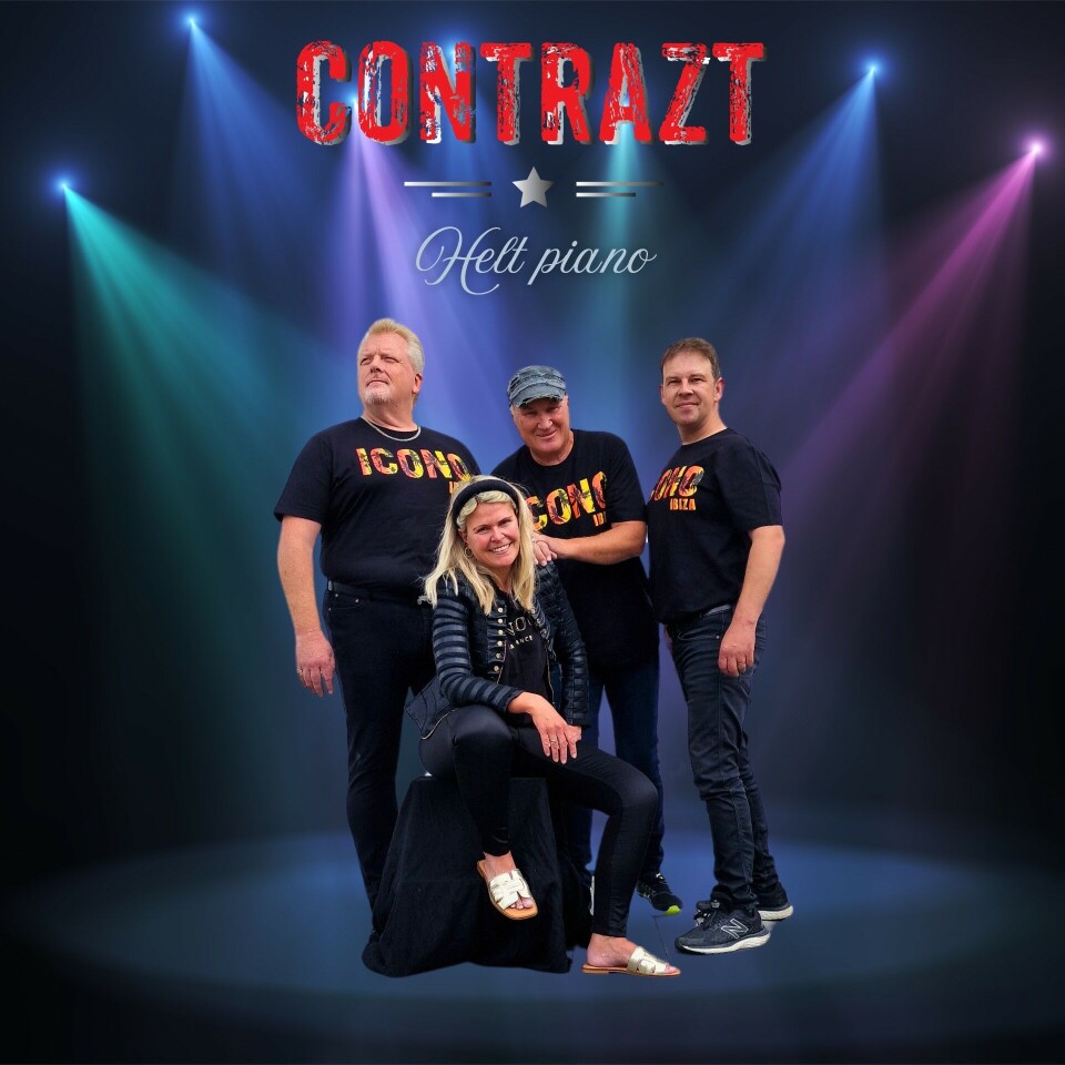 Contrazt er klare for Braatthallen. Fra venstre: Conny Nordvall, Gro Anita Dybendal, Leif Johansen og Vegar Åslund