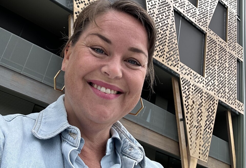 Signe Sefland utenfor Campus Kristianund.