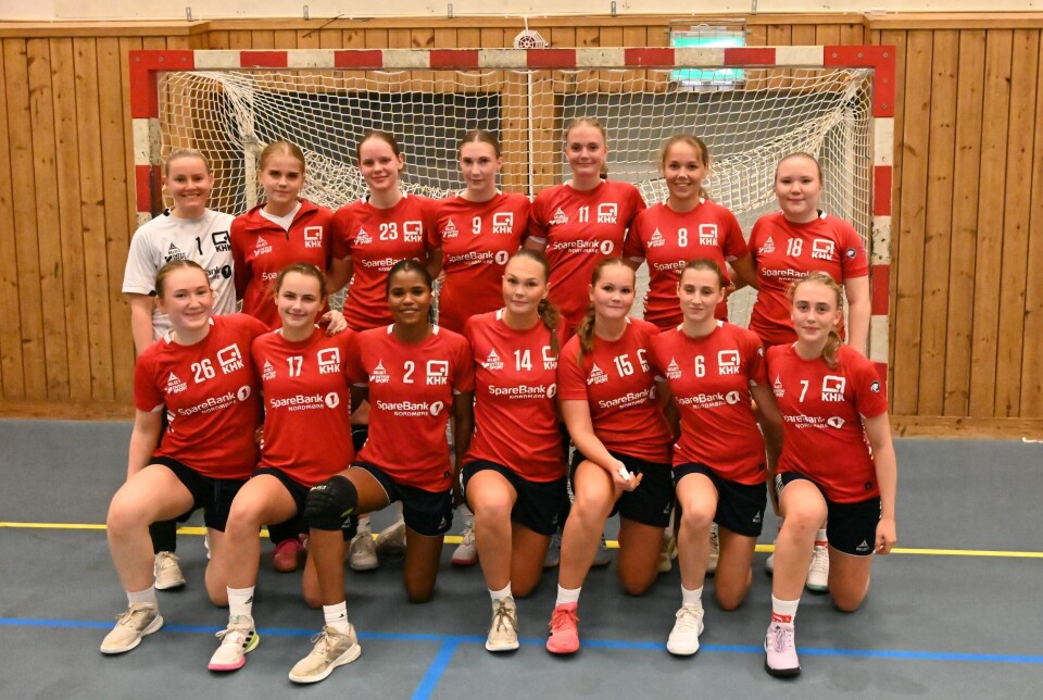 Kristiansund Håndballklubbs damelag. består av mange unge spillere