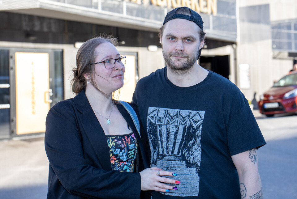 Paret Lis Meistad og Niklas Grimsmo Mortensen står bak arrangementet «Kultur for Palestina».