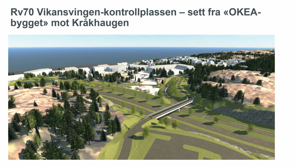 Delprosjekt to er det største i Bypakke Kristiansund og berører Rv70 Vikansvingen til Kontrollplassen.