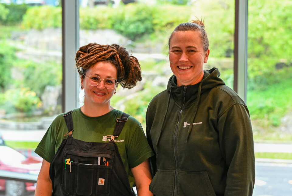 Virginia Bertani (Fagleder utstilling Nordmørsmusea) og Eigunn Stav Sætre (Direktør Nordmørsmusea)