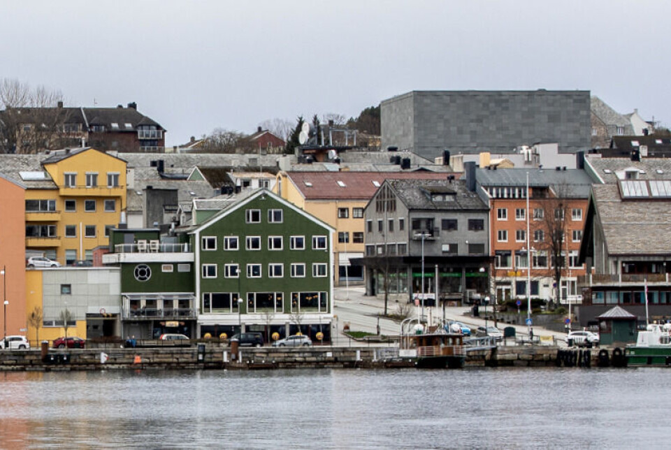 Kaibakken og Piren sett fra Nordlandet.