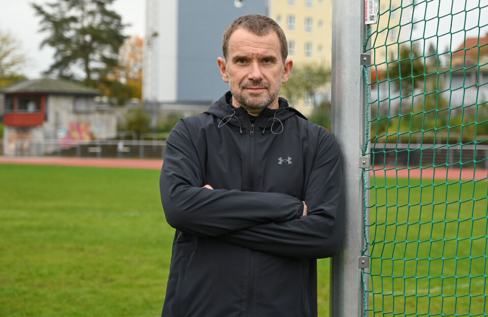 Np.no møtte tidligere fotballspiller og nåværende forfatter på Lambertseter i Oslo.