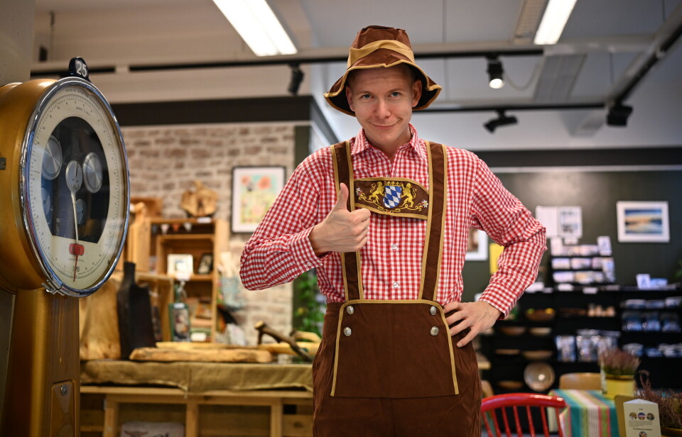 Martinius Karlsen lover god stemning i sentrum under oktoberfesten.