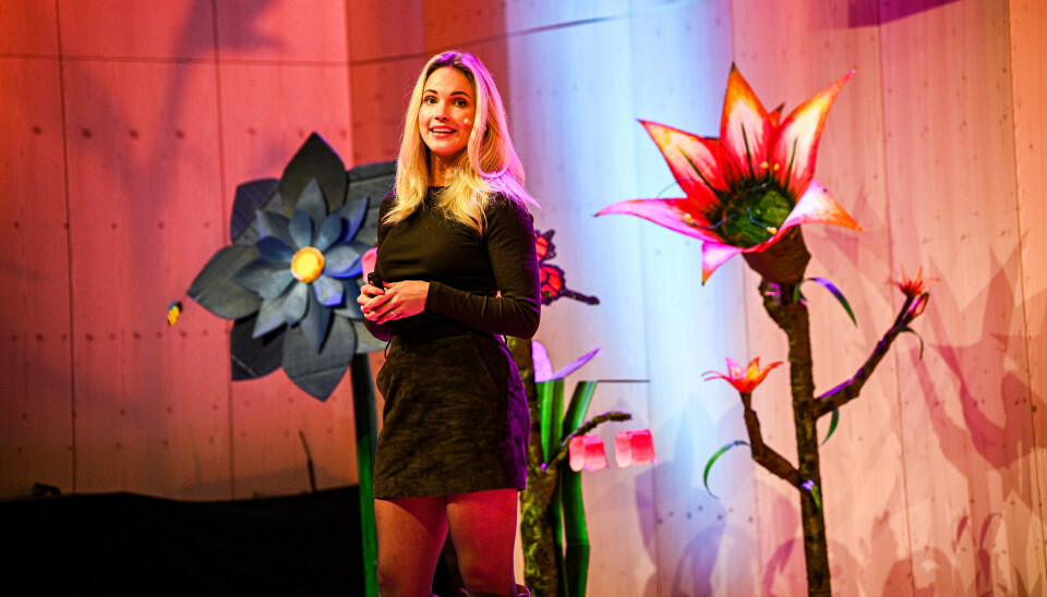 Emilie Voe Nereng på Campus Kristiansund under Kvinner i Teten.