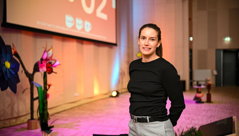 Ann-Mari Rovik, administrerende direktør i
SpareBank 1 Økonomipartnere Nordmøre på Campus Kristiansund fortalte historier fra både tiden i militæret og leder jobber.