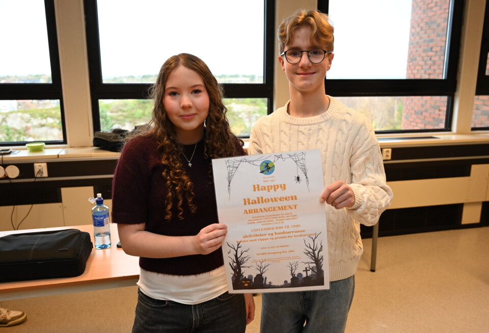 Irelin Skram Skomsøy og Leon Mathias Lervåg Malmedal.