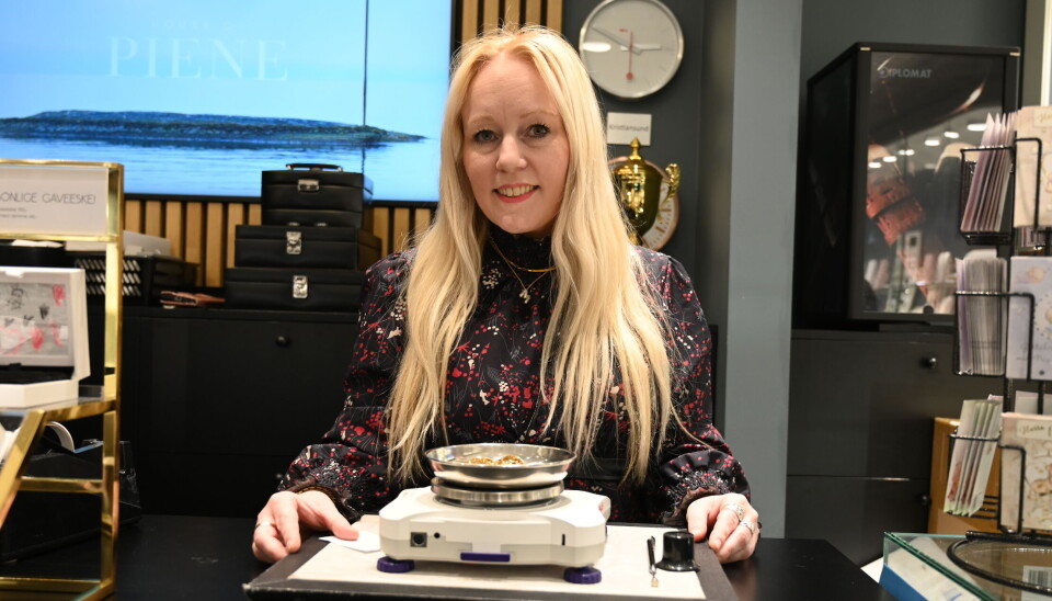 Marita Jensen med 77,35 gram gull verdt 46.287 kroner